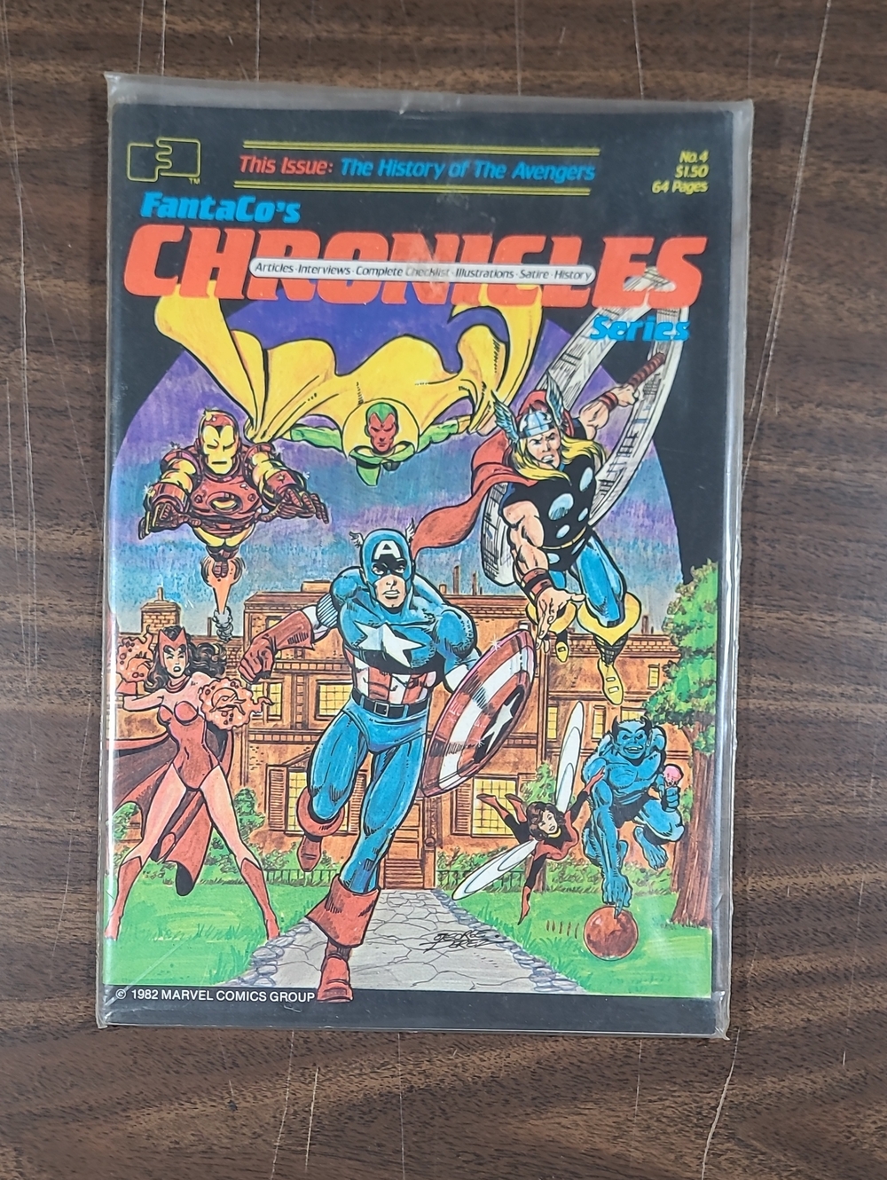 Marvel Chronicles Comic Book #4 - 1982 Bagged